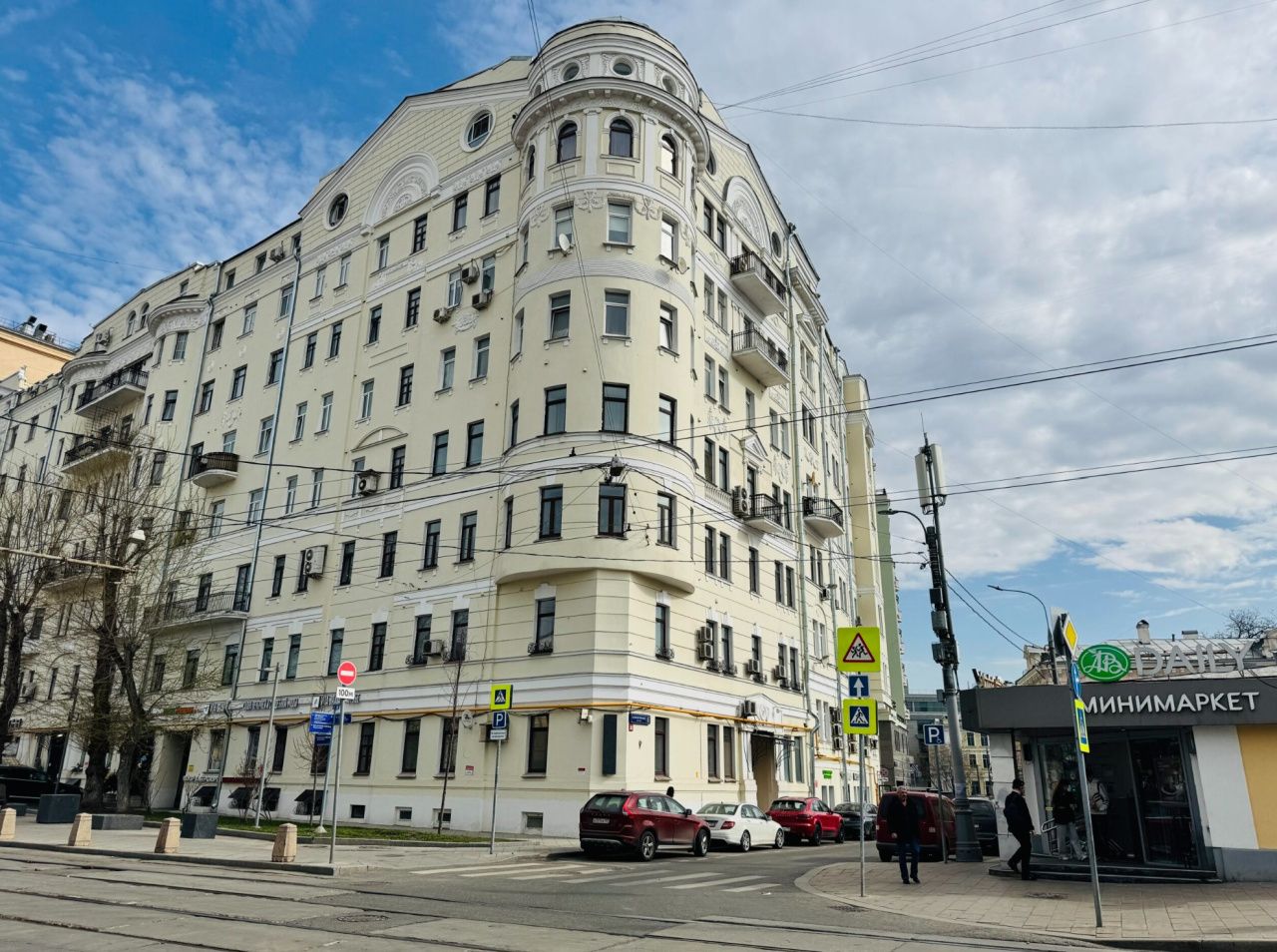 фасад дома, здание по адресу г Москва, Климентовский пер, д 6